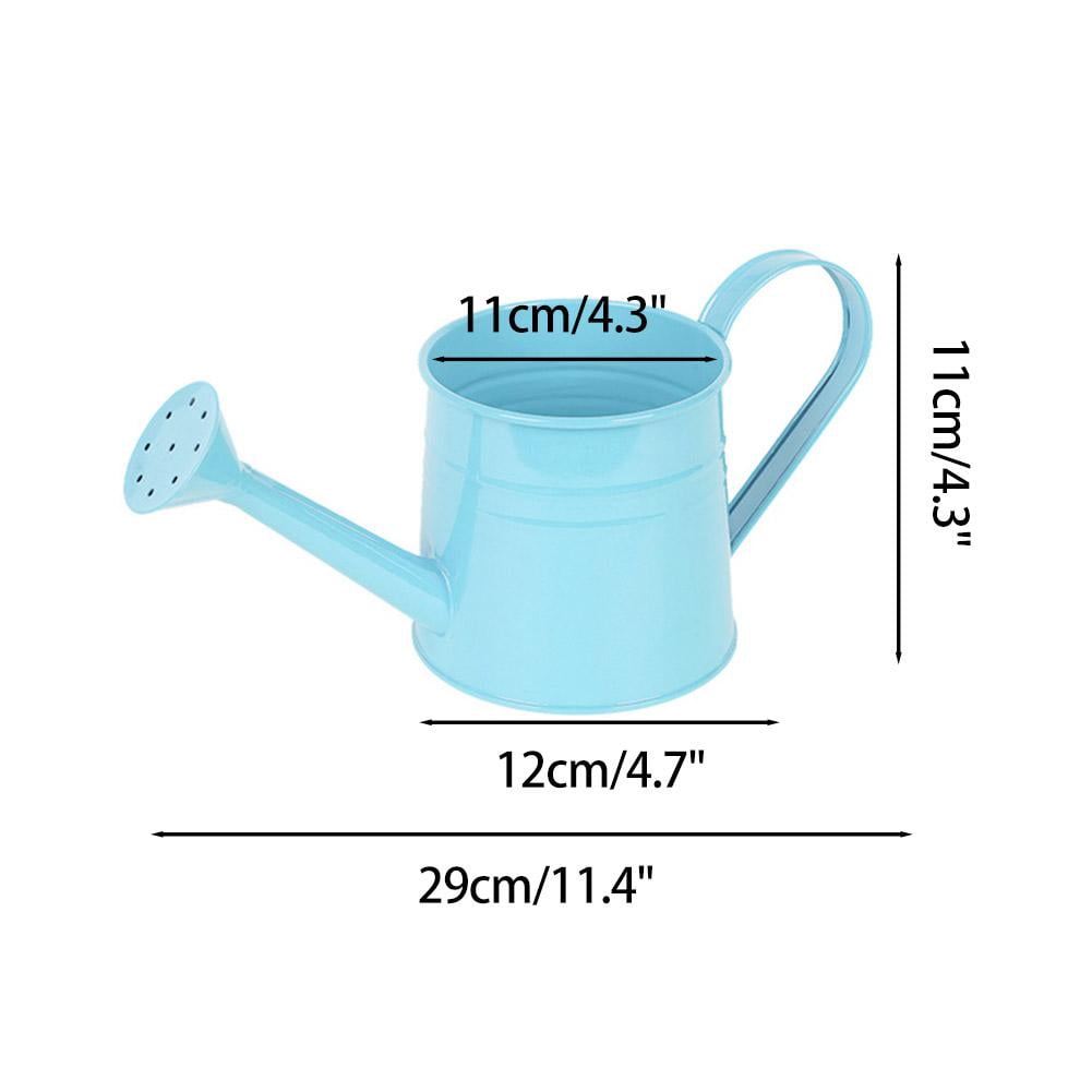 Metal Watering Can, 1L Vintage Sprinkling Can Plant Watering Cans for Outdoor Indoor Plants, Retro Sprinkling Cans for Flowers, Indoor & Outdoor Plants, Lawn & Garden Irrigation Tool - White