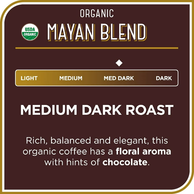 Don Francisco's Organic Mayan Blend Medium-Dark Roast Coffee Pods