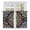 Multicolor Navy, variant on Vintage Flower Tier Curtains, Boho Abstract Colorful Ethnic Floral Light Filtering Kitchen Curtains, 2Pcs Rod Pocket Half Window Treatments Panels for Sink Cafe Cabinet Basement 27.5x45 Inches