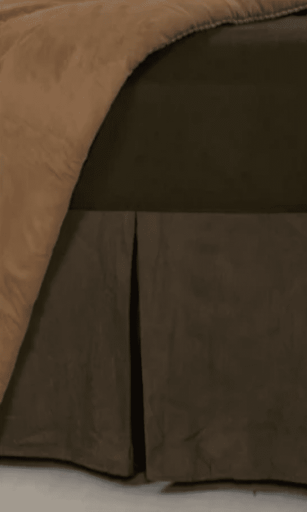 Faux Leather Bed Skirt