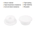 thumbnail image 2 of Uxcell 4Pcs Tapones de Silicona en Forma de T 26mm 1" Diámetro Tapón de Sellado Redondo Blanco, 2 of 7