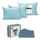 thumbnail image 1 of Juego de Sábanas Matrimonial Azul Acero + Almohada Trinity 2, 1 of 8