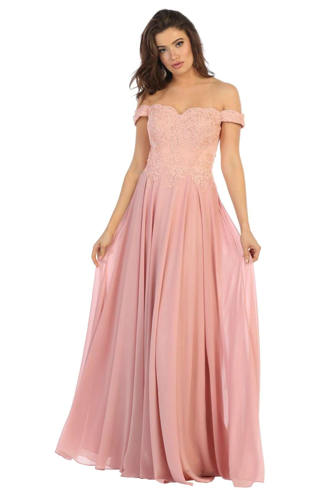 Formal Dress Shops Inc Wedding Reception Off The Shoulder Long Dress