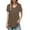 Brown, variant on SHITINN Women Shirt Short Sleeve Casual Stylish Top Shirts Womens Short Sleeve Tops Tops for Women Fashion Clothing