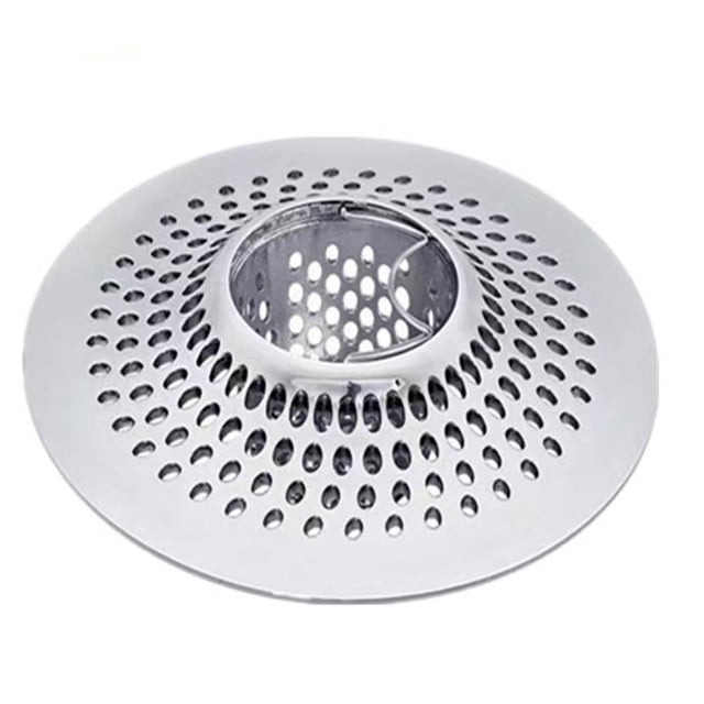 Easy to Clean Drain Hair Catcher, Versatile Use Strainer with Rustproof Stainless Steel, Durable Material Prevents Clogging in Bathtub, Sink, Kitchen (Easy to Clean, Versatile Use)