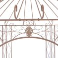 thumbnail image 2 of vidaXL Pavillon de Jardin Brun Antique 3 m Fer, 2 of 4