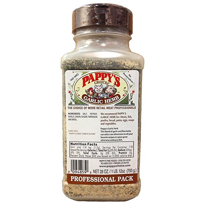 Pappys Seasonings 55007 Garlic Herb Seasoning Pack of 12 Walmart