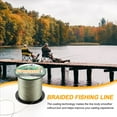 thumbnail image 6 of Symkmb PE Braided Fishing Line 4 Strand 100M Super Strong Multifilament Thread for Carp Fishing Carp Lines 12Lb 5.0 PE ArmyGreen, 6 of 6