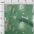 thumbnail image 2 of oneOone Rayon Green Fabric Geometric Diy Clothing Quilting Fabric Print Fabric By Yard 56 Inch Wide, 2 of 4