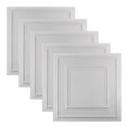 thumbnail image 1 of Great Lakes Tin Milwaukee Gloss White 2ft x 2ft Lay In Ceiling Tiles (5 Pack), 1 of 6