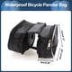 thumbnail image 5 of Bolsa de marco de bicicleta Bolsa de alforja impermeable Bolsa de portabicicletas Bolsa de marco frontal de bicicleta para bicicleta de carretera Negra, 5 of 6