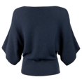 thumbnail image 2 of Tommy Bahama Women's Bonita Kimono Sleeve Boatneck Sweater DSpphr X-Small Dark Sapphire, 2 of 2