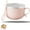 Pink, variant on Set of 1 25-Oz Mug Meals with Lids, Round Insulated Mugs with Heat-Resistant Handles and Spoon, Leak-Proof Design for Coffee, Soups, Stews, Ideal Holiday Gift for Home and Office Use