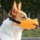 thumbnail image 4 of Bozal de silicona ajustable para perros con control de mordidas y ladridos, transpirable, amarillo, L (16-18 cm), 4 of 8