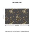 thumbnail image 4 of Placemats Set Of 4 / 6, Gothic Funny Golden Snake Moon Placemats For Dining Table Indoor/Outdoors Heat Resistant Washable Placemats 18" X 12", 4 of 8