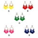 thumbnail image 5 of Pendientes de aleación Minnieouse con colgante de borla en forma de flor amarillo, 5 of 6