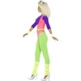 thumbnail image 4 of Smiffys Womens 80s Work Out Contrast Costume Set, 4 of 4