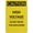 Warning Sign 2, variant on Caution Hoses Connected Retro Metal Tin Sign 8"x12" - Funny Wall Decor for Shop Yard Man Cave Garage Outdoor, Decorative Poster Plate