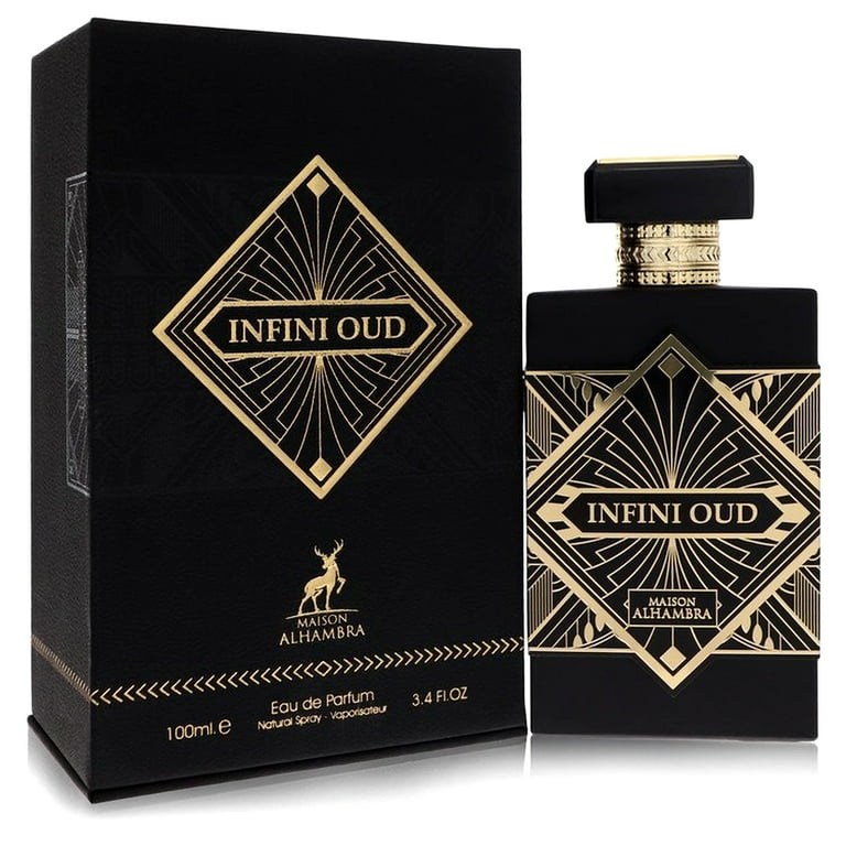 Maison Alhambra Infini Oud EDP Spray, Unisex, Woody Saffron Parfum
