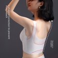 thumbnail image 4 of Sujetador deportivo de verano sin aros de acero con espalda sin costuras y lados altos de talla grande para chicas gorditas, 4 of 5