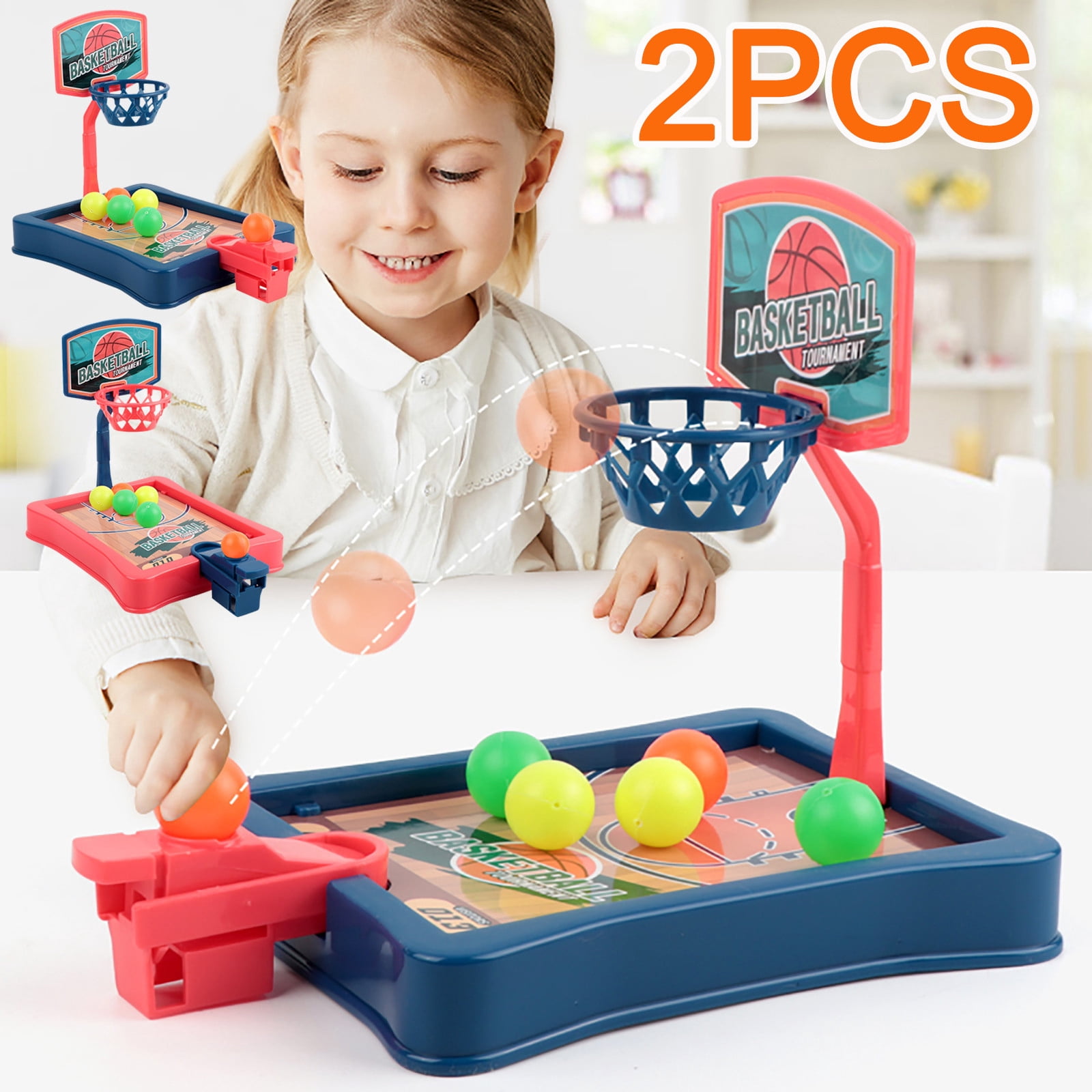 20 Jeux Mini Basket Doigt – Machine De Tir De Table – Flipper De Poche – Jouet Arcade Portable – Cadeau Fête Enfant
