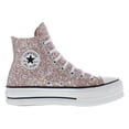 thumbnail image 2 of Converse Chuck Taylor All Star Lift High Womens Shoes Size 7, Color: Dusty Cinder/Egret/Black, 2 of 5