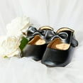thumbnail image 3 of Soft Sole Baby Dress Shoes - Infant Baby Walking Shoes Moccasinss Rubber Sole Crib Shoes, 3 of 6