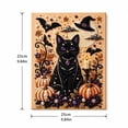 thumbnail image 2 of Halloween Ghost Pearl Art DIY Kit, Ghost Diamonds Painting Crafts Kit, Spooky Halloween Decoration Wall Art, 3D Horror Pearl Diamond Art for Adults & Beginner (C), 2 of 3