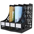 thumbnail image 2 of LAFGUR File Holder 4-Grid Desktop Document Tray High-end Plastic Organizer Storage Office Supplies, 2 of 8