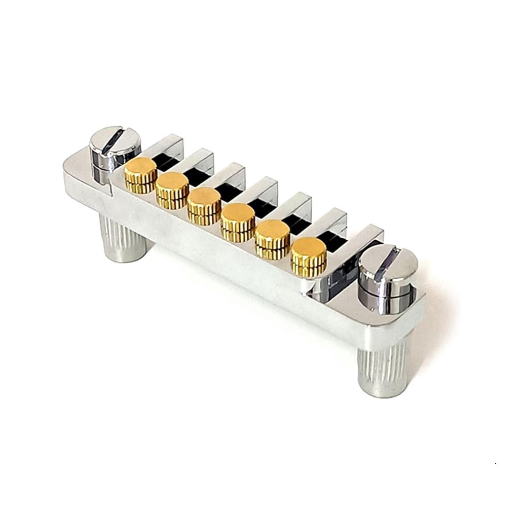 CEORPER 6-String Electric Guitar Bridge Tailpiece Vintage Bridges with Studs and Inserts