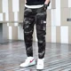 thumbnail image 3 of Pantalones de camuflaje informales de otoño e invierno para hombre, pantalones cargo nuevos y baratos, de diseño, de corte regular, estilo vintage Y2k, 3 of 5