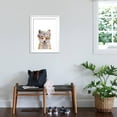 thumbnail image 3 of Art.com Floral Fox Art Print by Leah Straatsma, White Frame Wall Art, 23" x 29", 3 of 5
