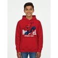 thumbnail image 3 of Spider-Man Kids Graphic Fleece Hoodie, Ready To Fight, Sizes 4-18, 3 of 5