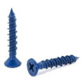 thumbnail image 4 of 400 Piezas 3/16 X 1-1/4 Pulgadas Azul Plano Concreto Diamante Punta Tornillo Anclaje para Anclaje una MamposteríA, 4 of 5