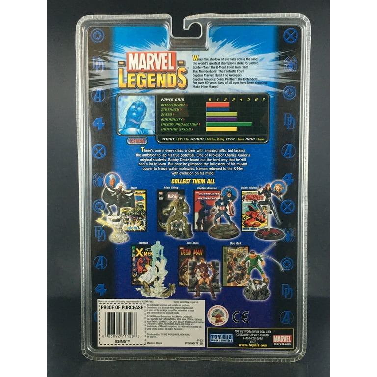 Toybiz - Marvel Legends - Series 8 - Iceman Action Figure Toybiz - Marvel Legends - Series 8 - Iceman Action Figure