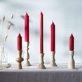 thumbnail image 7 of ROOT Candles Unscented Timberline™ Arista Taper Candles, 12-Inch Tall, Box of 12, Color: Red, 7 of 7