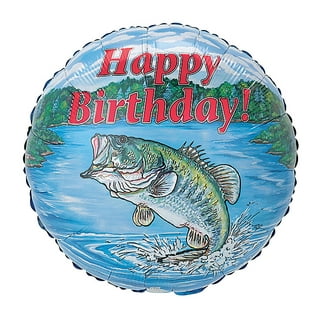  Fishing Party Supplies, Rainbow Trout Go Little Fisherman Theme  Birthday Party Decoration for Kids and Fishing fans Including Banner, Fish  Latex Balloons, Fishing Cake Toppers : Toys & Games