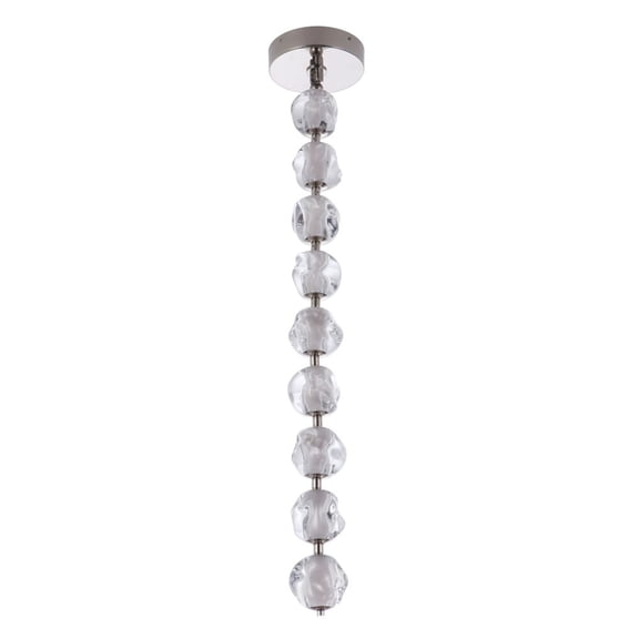 59492-PLN-LED Craftmade Lighting Jackie - 36W 1 LED Pendant In Contemporary Style-47.8 Inches Tall and 8.3 Inches Wide-Polished Nickel Finish