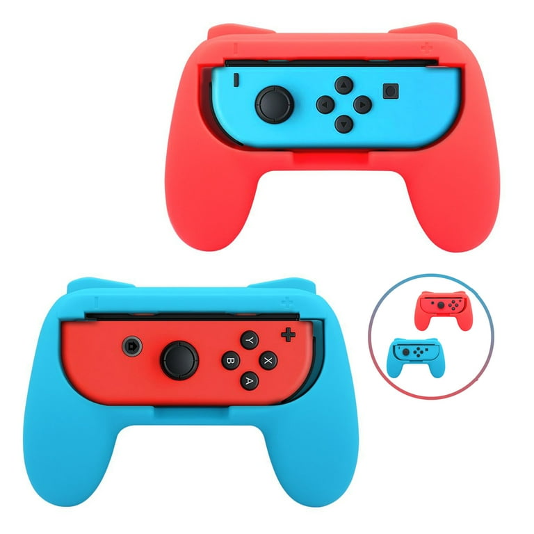  MENEEA Game Handle Connector Compatible with Nintendo Switch  for Joy Con & Switch OLED Model Compatible with Joy Con, 5-in-1 Gamepad  Handle with Wrist Strap Compatible with Nintendo Switch/Switch OLED 