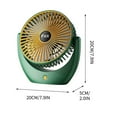 thumbnail image 3 of Hiroekza New Circulating Fan Desktop With High Wind Power And Silent Desk Fan That Can Be Rotated Up And Down To Adjust The Fan Green, 3 of 3