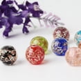thumbnail image 2 of 10 Uds. De cuentas sueltas redondas luminosas de cristal hechas a mano de 6mm, 8mm, 10mm, 12mm y 14mm para fabricación de joyería, accesorios para pulseras y manualidades, 2 of 5