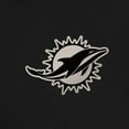 thumbnail image 4 of Men's Antigua Black Miami Dolphins Pivot Full-Zip Jacket, 4 of 4