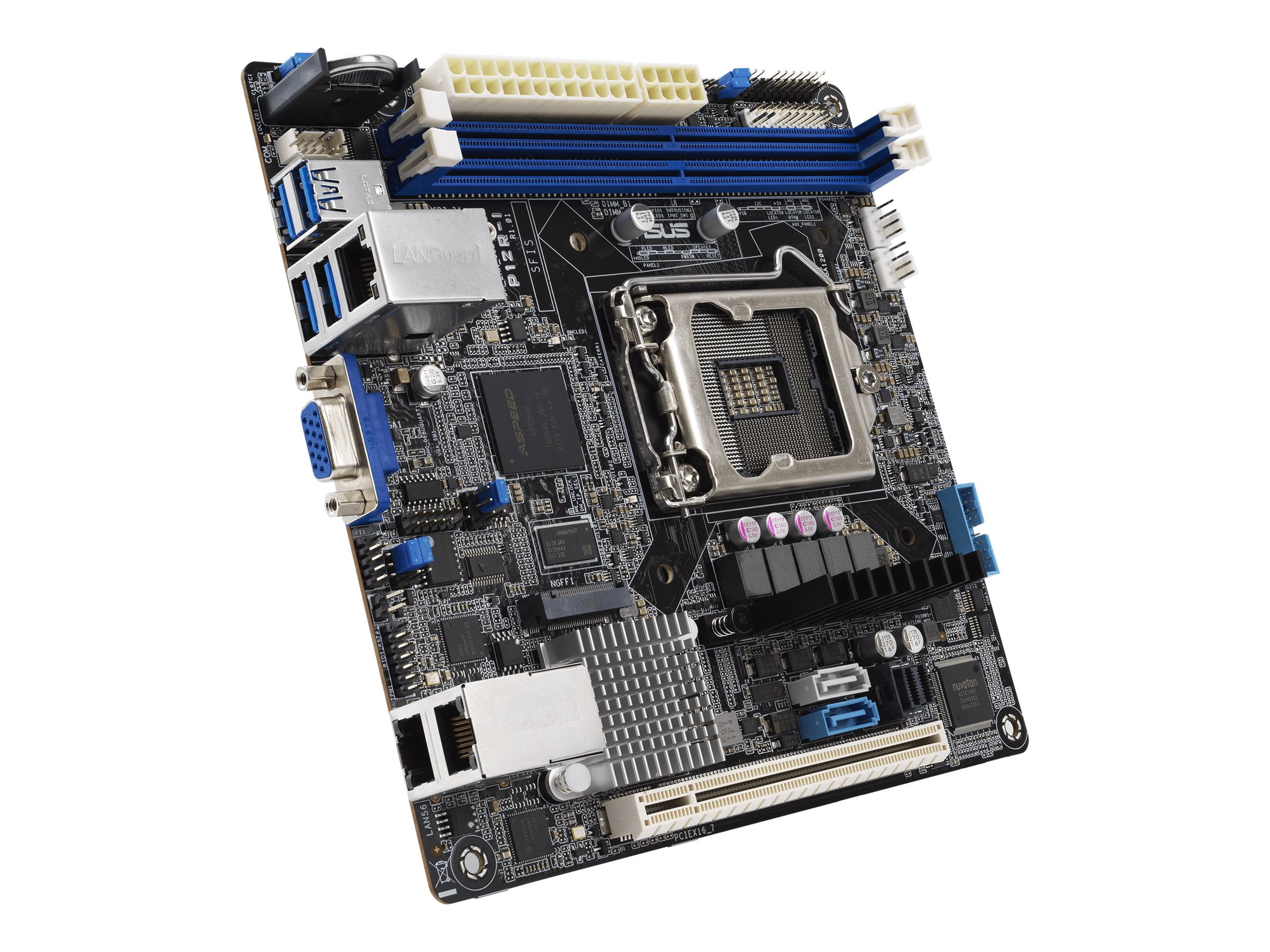 Asus P12R-I Server Motherboard - Intel C252 Chipset - Socket LGA-1200 - Mini ITX