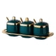 thumbnail image 1 of Advancent Frascos de almacenamiento de cocina a prueba de fugas Almacenar especias con confianza Frascos de almacenamiento Botes Juego de tarros Organizadores de utensilios de cocina Verde negro, 1 of 6