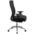 thumbnail image 5 of Emma + Oliver 24/7 300lb High Back Black LeatherSoft Ergonomic Office Chair-Seat Slider/Lumbar, 5 of 6