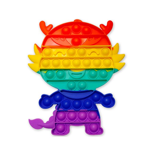 Juguete Sensorial De Burbujas De Empuje, Juguete Para Apretar Burbujas De Silicona, Juguete De Descompresión, Regalos Para Niños Y Adultos Scienceny FN006236-00