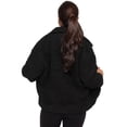 thumbnail image 3 of Enzo Womens Borg Jacket Warm Fleece Ladies Fur Outerwear Size S-2XL, 3 of 5