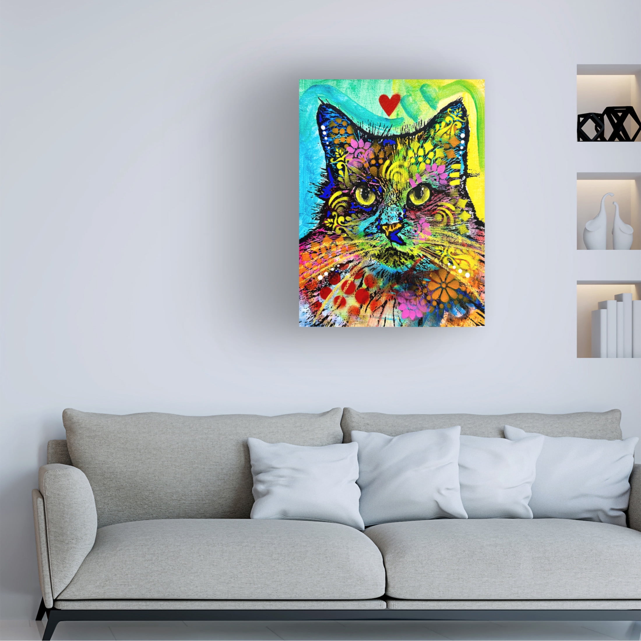 Canvas Wall Art - Dean Russo- Exclusive 'Burst' Wall Art for Living Room, Bedroom, or Office Décor by Trademark Fine Art - 18 x 24 Inches