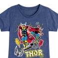 thumbnail image 3 of Marvel Thor - Stickers Style - Toddler and Youth Girls Fitted Short Sleeve Graphic T-Shirt, 3 of 5