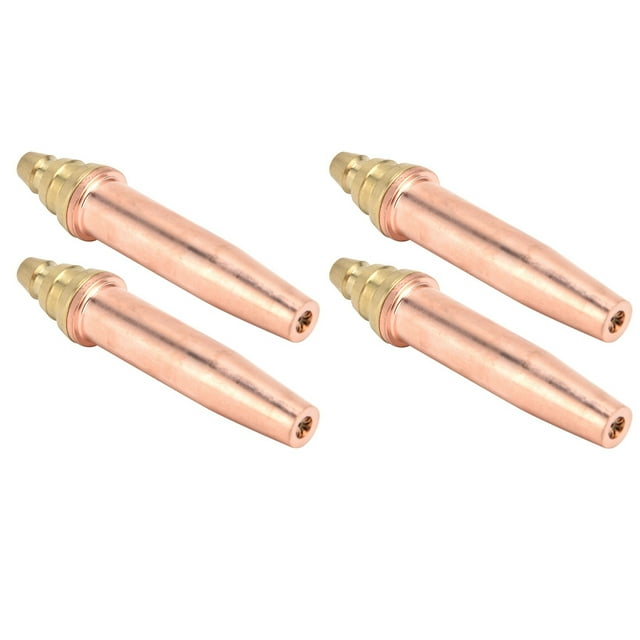 4Pcs Gas Cutting Tips High Temperature Resistance Cutting Torch Fast Cutting Isobaric Cutting Nozzle Replacement